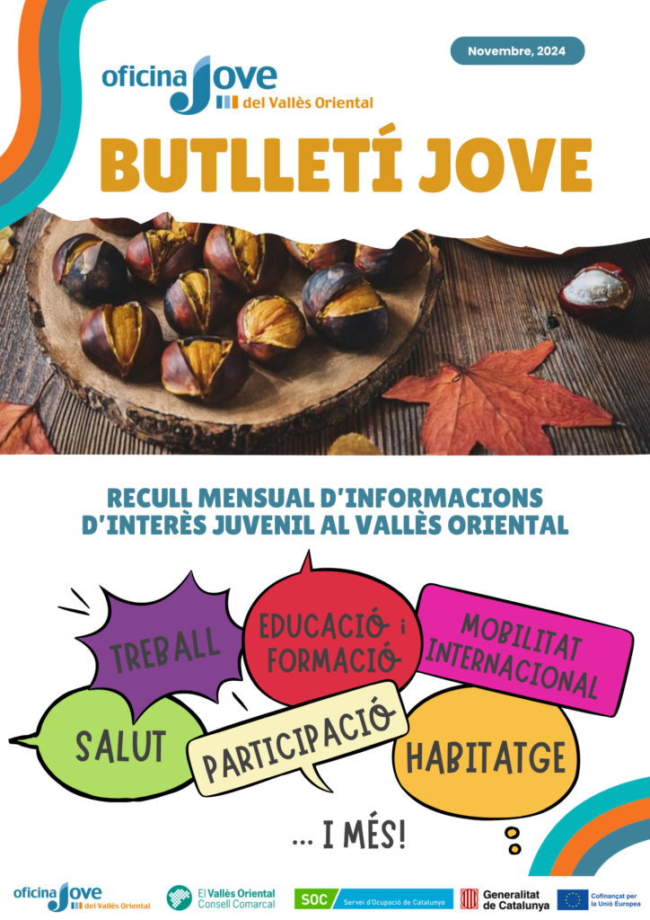 BUTLLETÍ OFICINA JOVE NOVEMBRE 2024